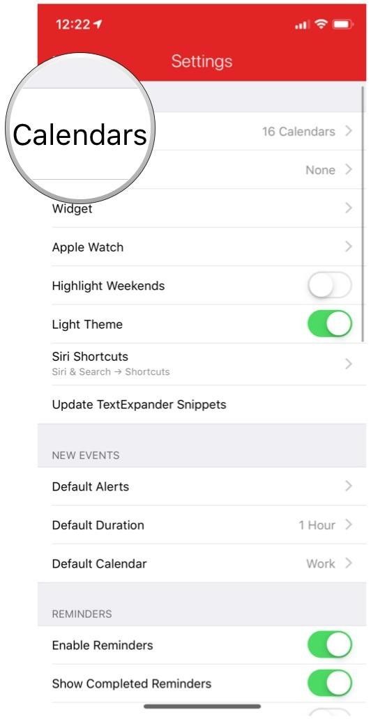 фантастический iphone, настройки, календари