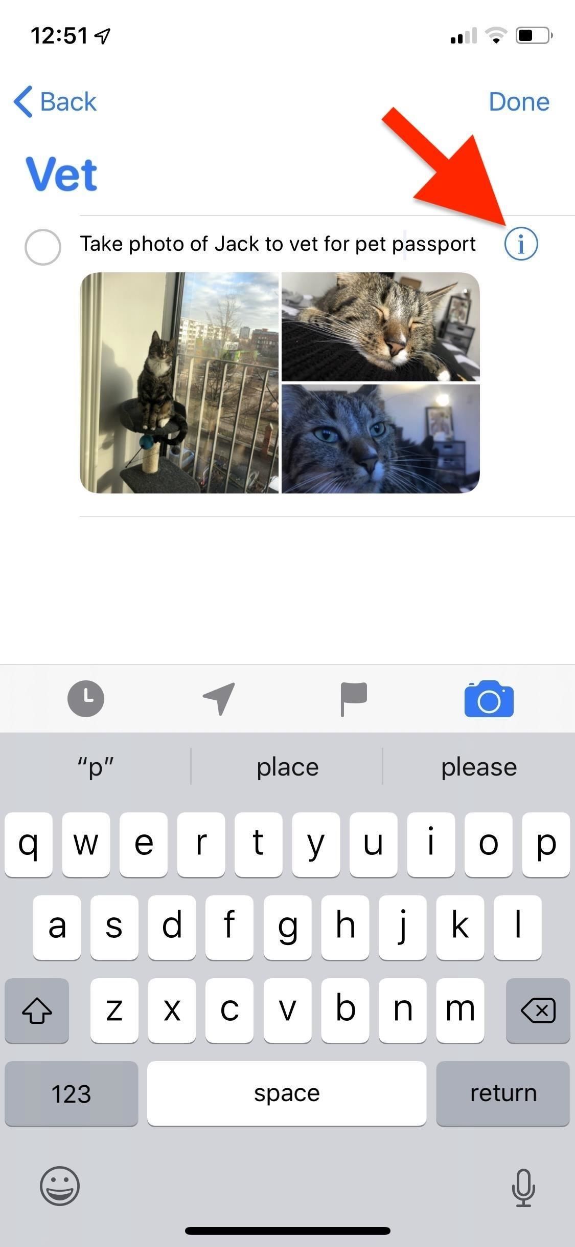 Как прикрепить фотографии, отсканированные документы и веб-ссылки на напоминания в iOS 13