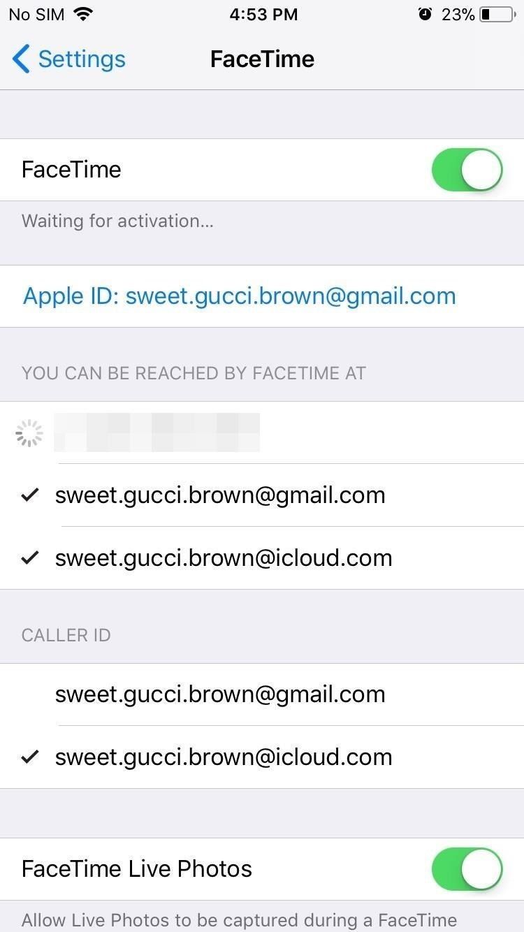 Как войти в FaceTime и сообщения в iOS 11 с помощью альтернативных учетных записей iCloud