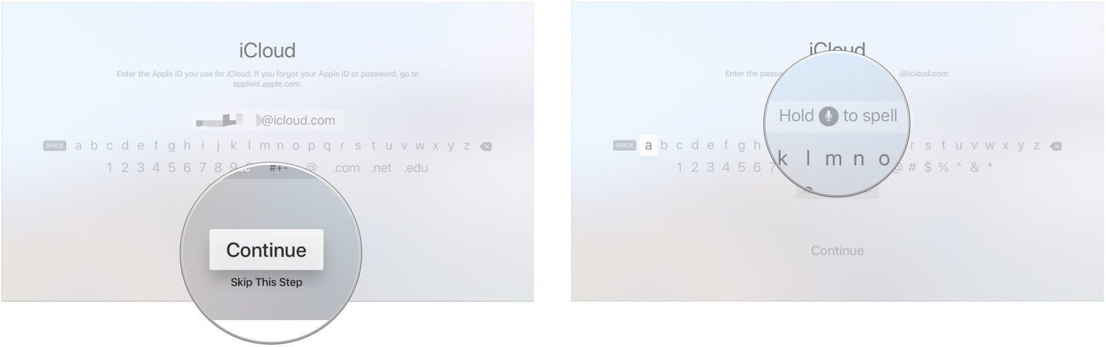 Нажмите Продолжить, введите пароль