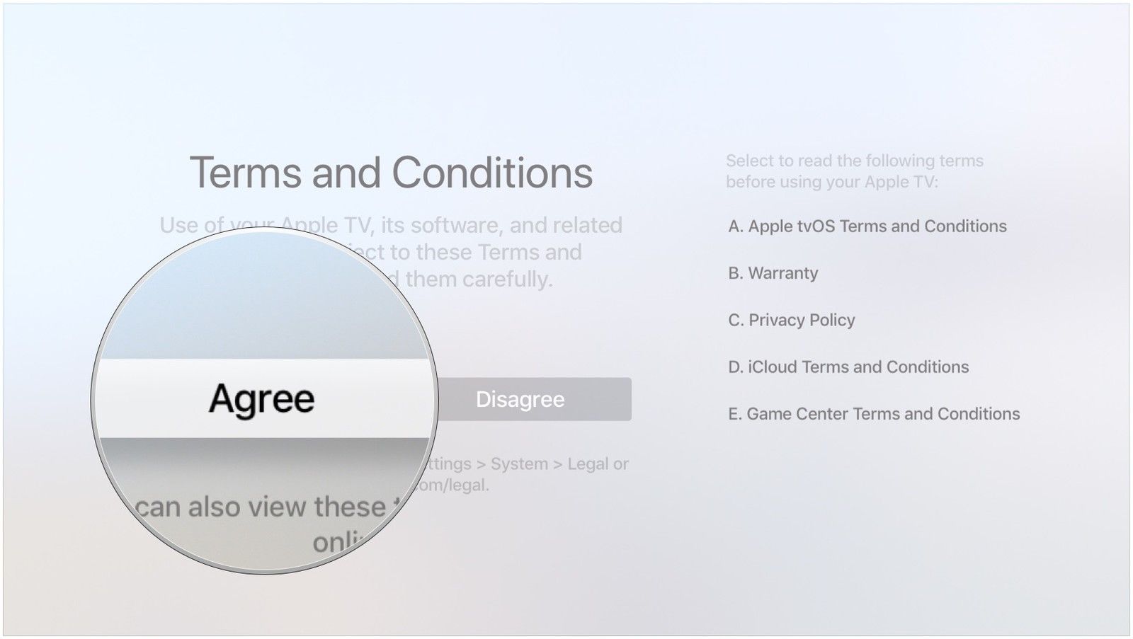 Согласитесь с Условиями