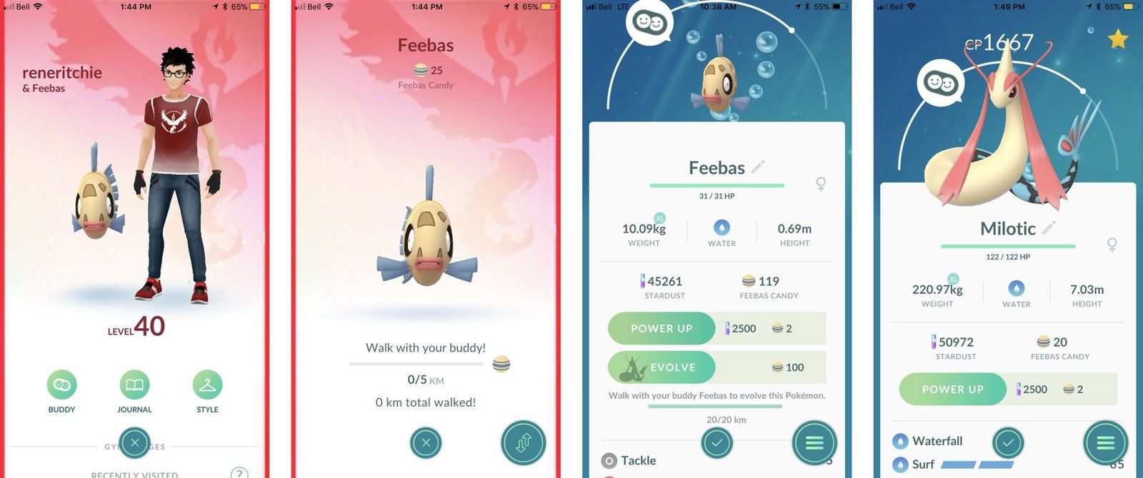 Как вы превращаете Feebas в Milotic в Pokémon Go.