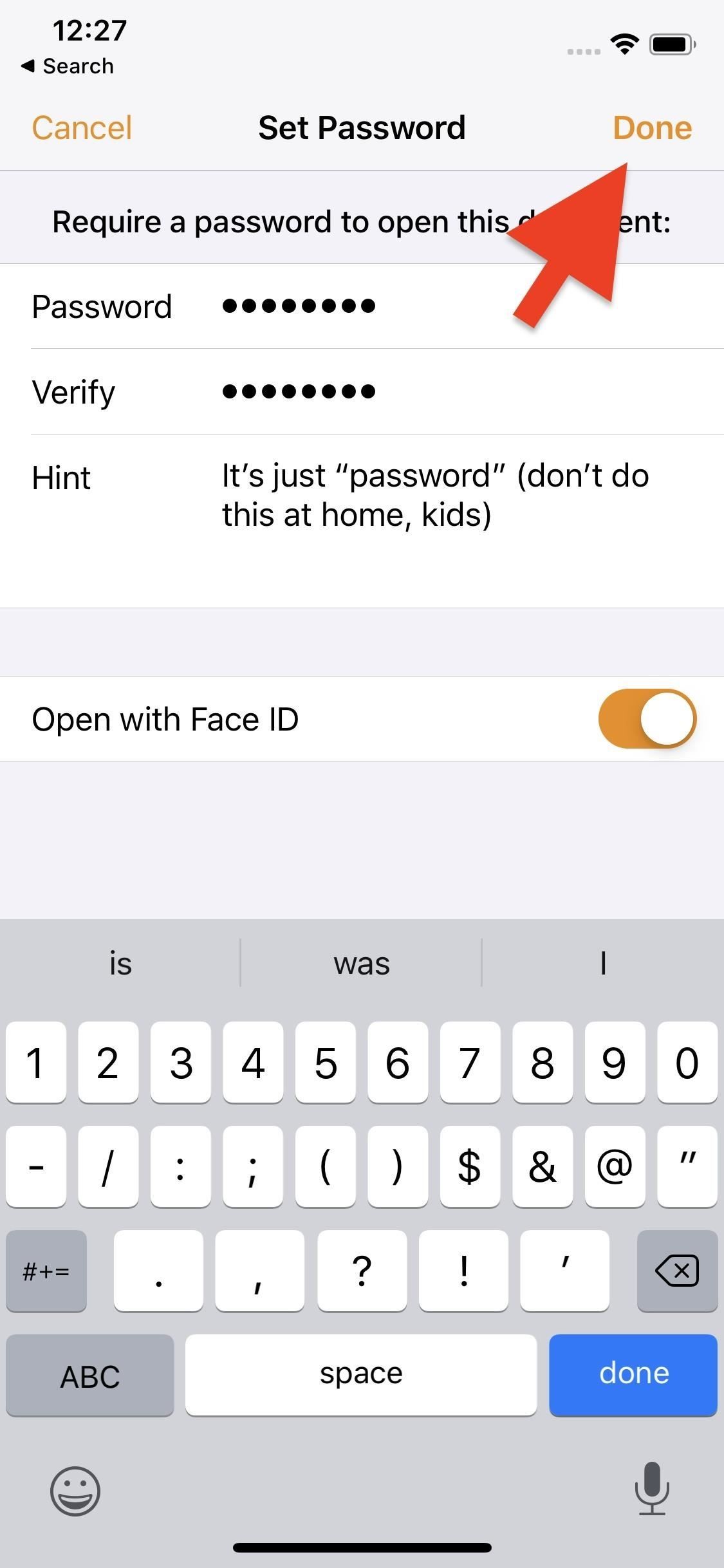 Защитите паролем свои страницы Документы, чтобы к ним могли получить доступ только вы и разрешенные соавторы