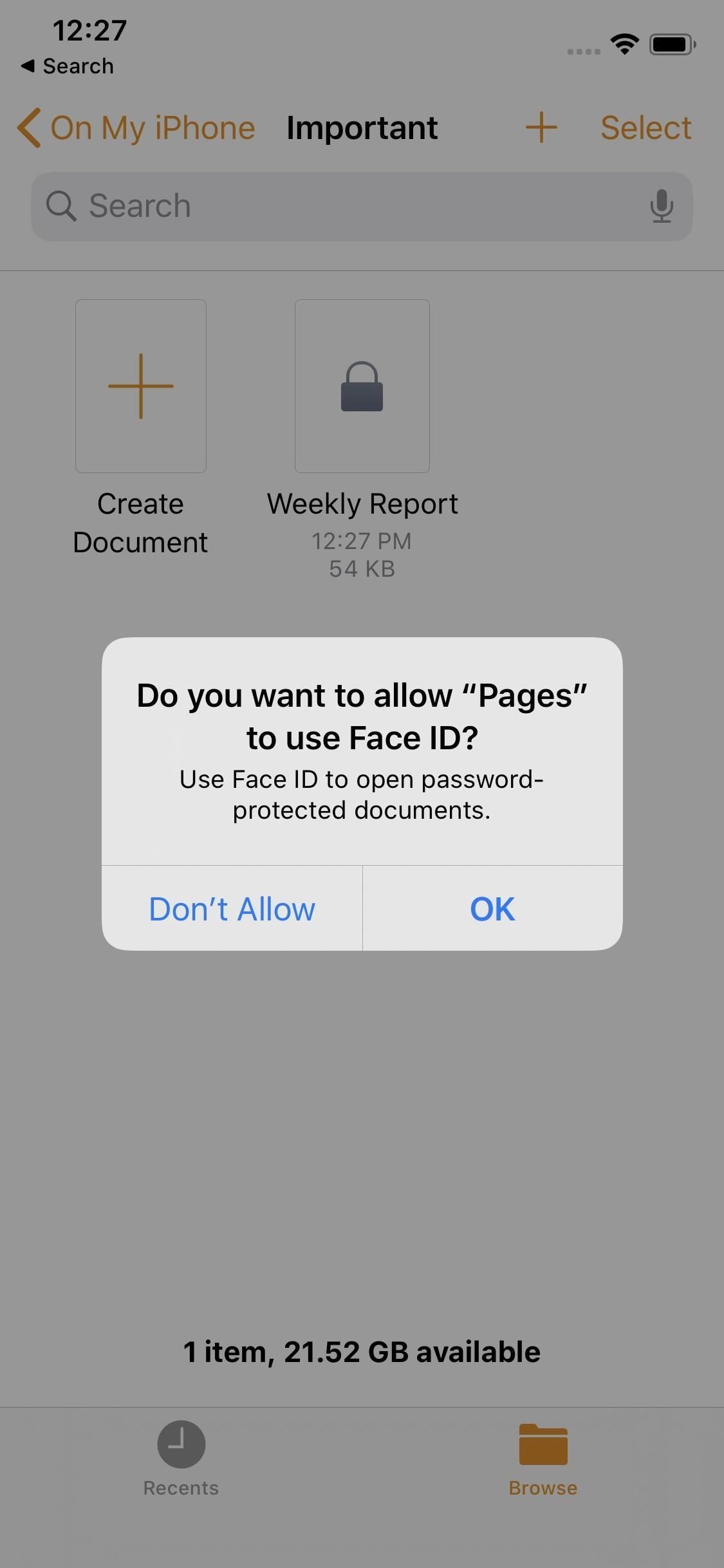Защитите паролем свои страницы Документы, чтобы к ним могли получить доступ только вы и разрешенные соавторы