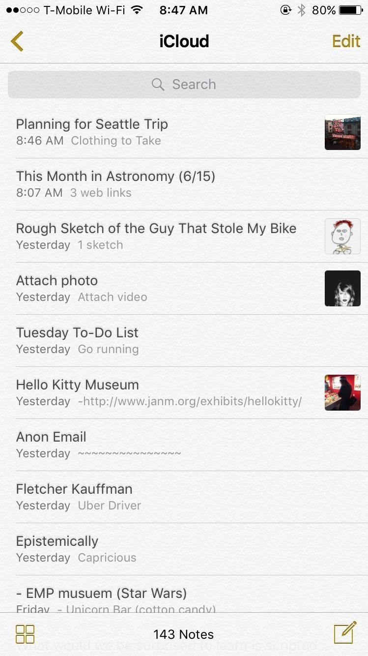 10 лучших новых функций в iOS 9's Notes App for iPad & iPhone