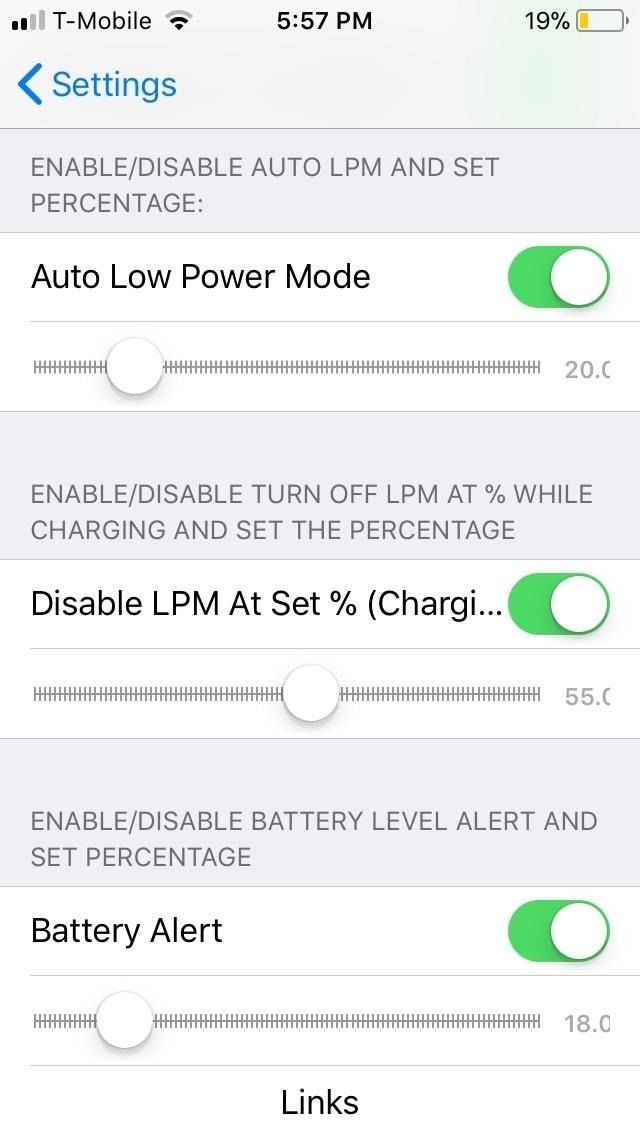 Автоматически включайте режим низкого энергопотребления, когда ваш iPhone заблокирован, чтобы продлить срок службы батареи