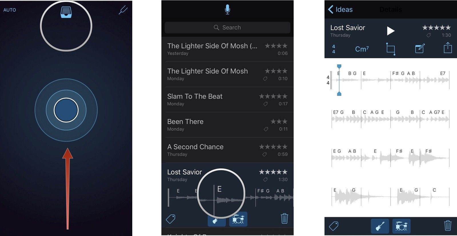 Обмен музыкальными заметками