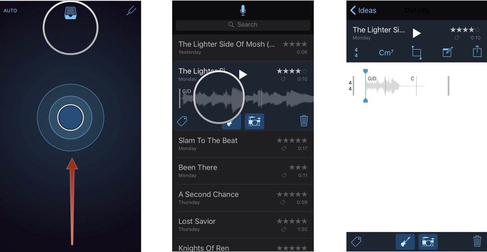 Обмен музыкальными заметками