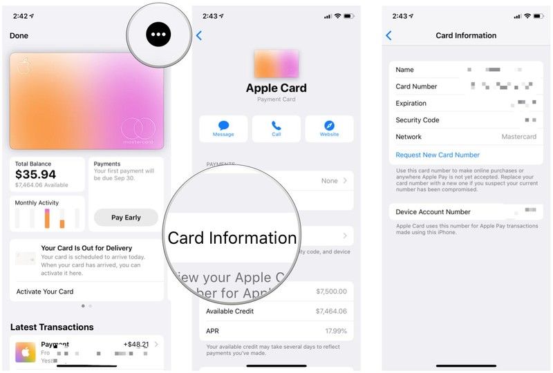 Apple Card, информация о карте Apple Card, информация о карте
