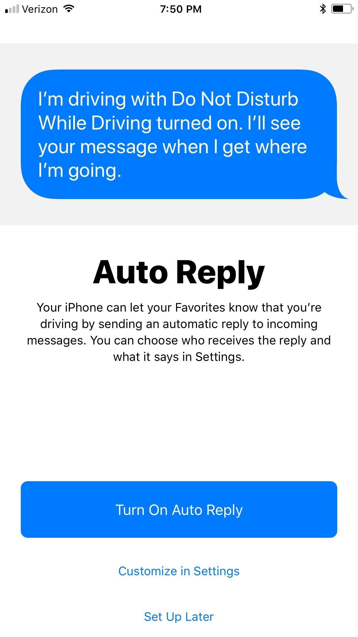 Как пользоваться'Do Not Disturb While Driving' on Your iPhone in iOS 11 (Or Turn It Off if You Don't Like It)