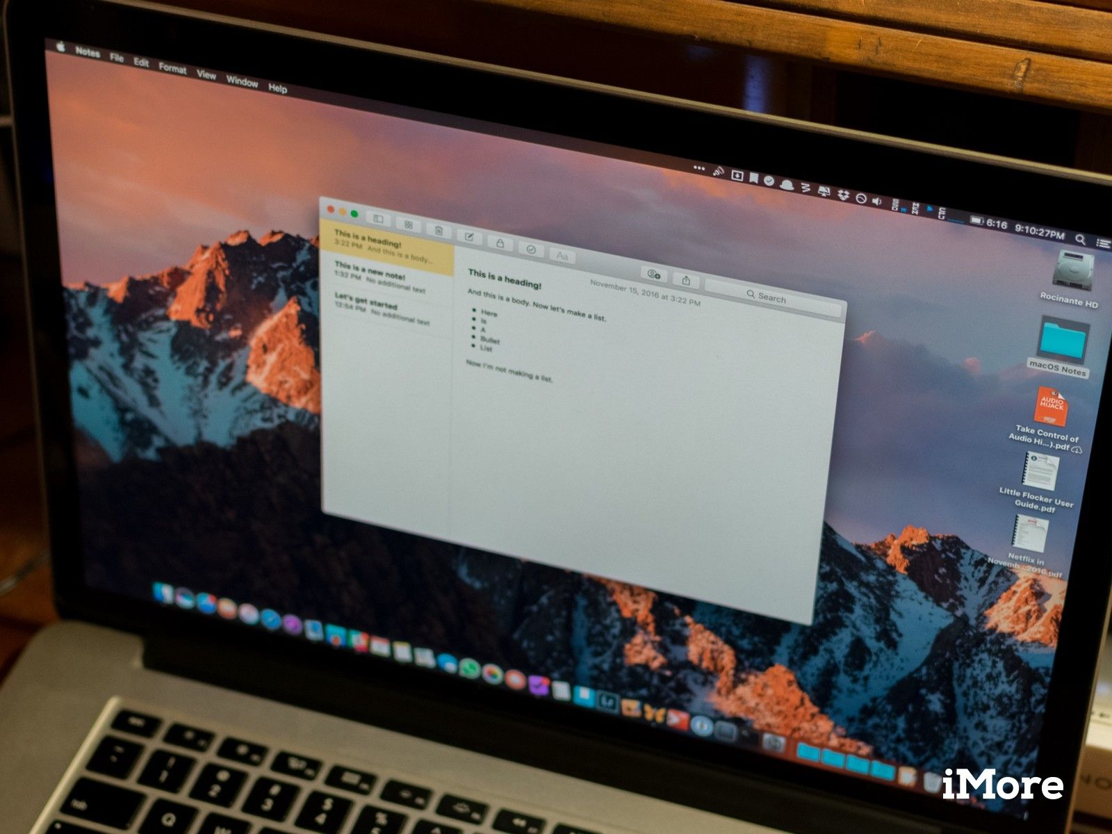 Как начать работу с Notes для Mac