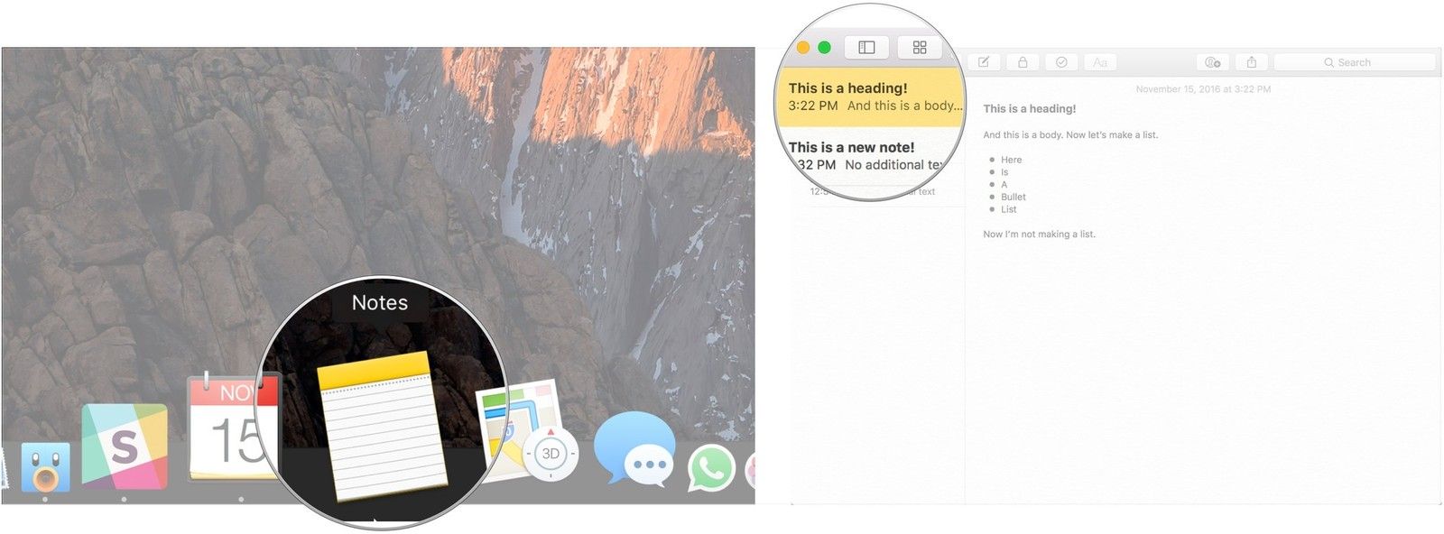 Откройте заметки, нажмите нужную заметку