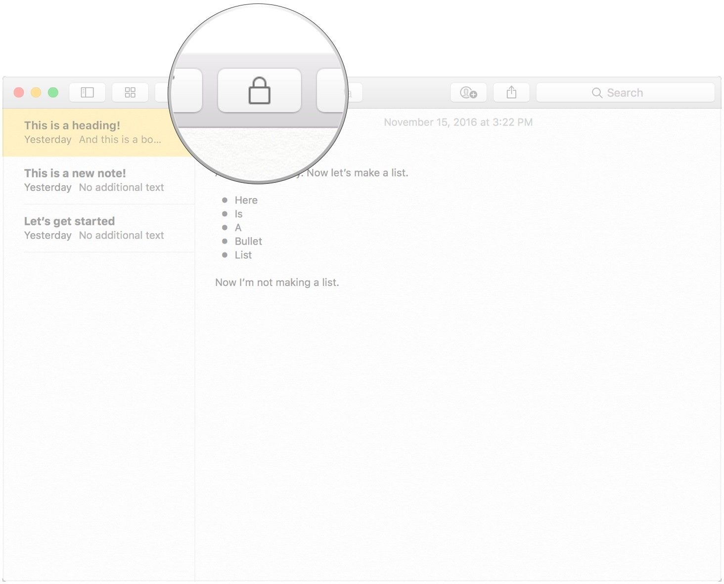 Нажмите кнопку блокировки