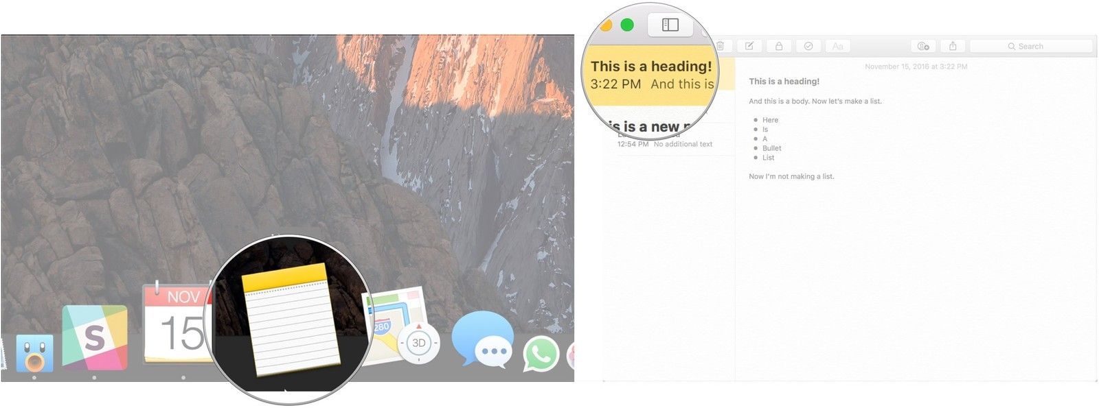 Откройте заметки, нажмите заметку для обмена