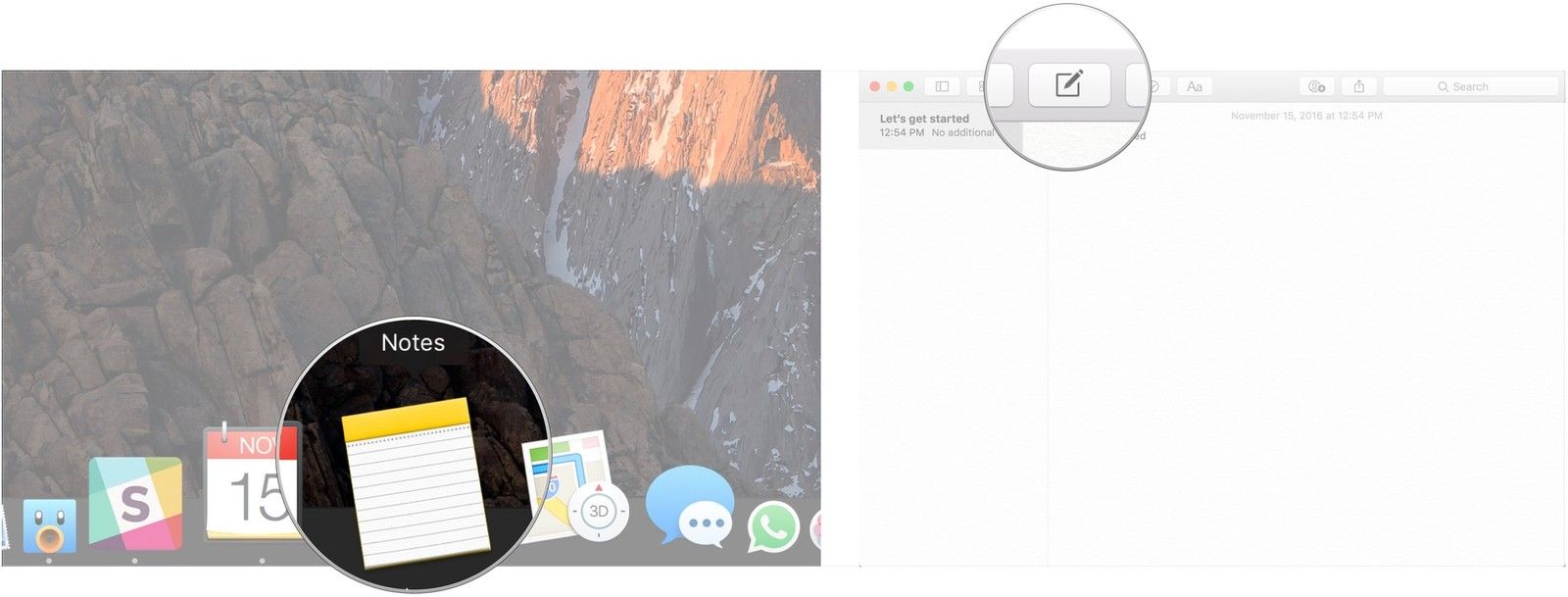 Откройте Заметки, нажмите Вложения