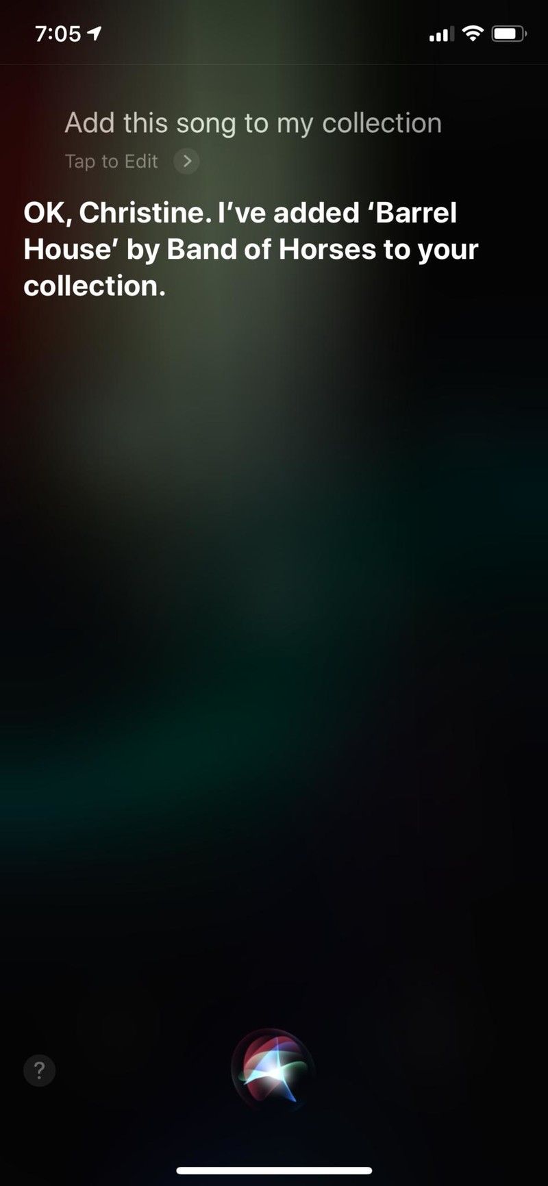 iOS 12 Siri Apple Music добавить песню в библиотеку