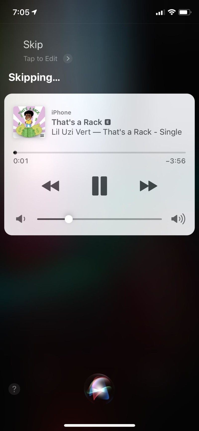 iOS 12 Siri Apple Music пауза