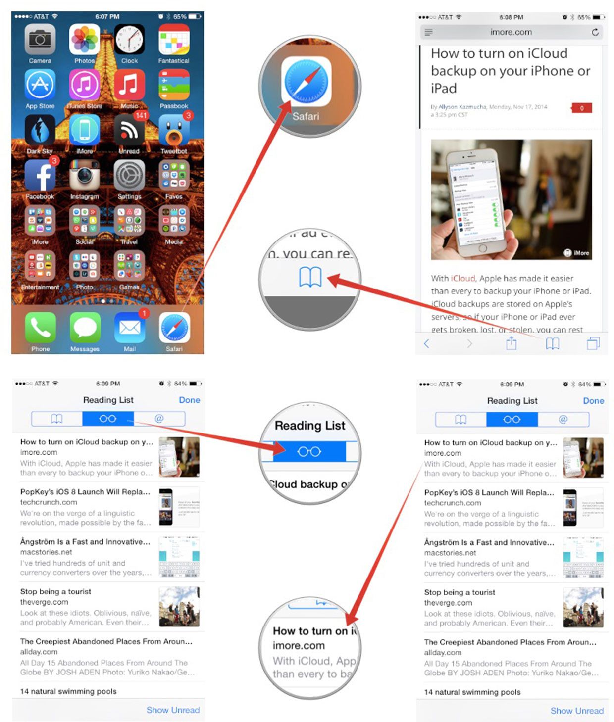 Как настроить и использовать списки чтения в Safari для iPhone и iPad
