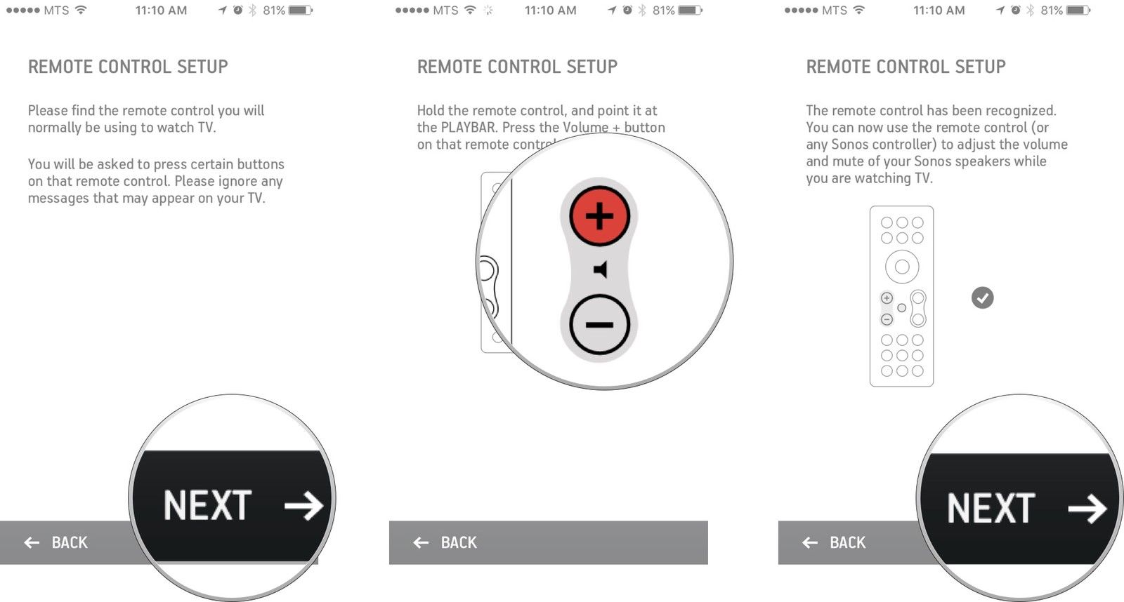 Нажмите «Далее», следуйте инструкциям на экране, а затем нажмите «Далее».