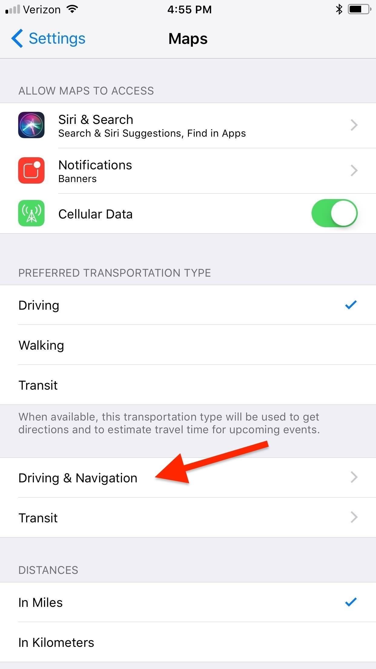 Как отключить индикатор ограничения скорости в Maps для iPhone в iOS 11