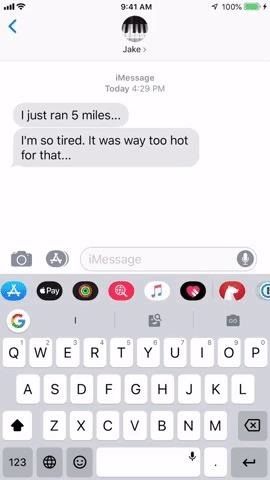 Как отправить анимированные стикеры активности (что вы сделали't Earn) in iMessages