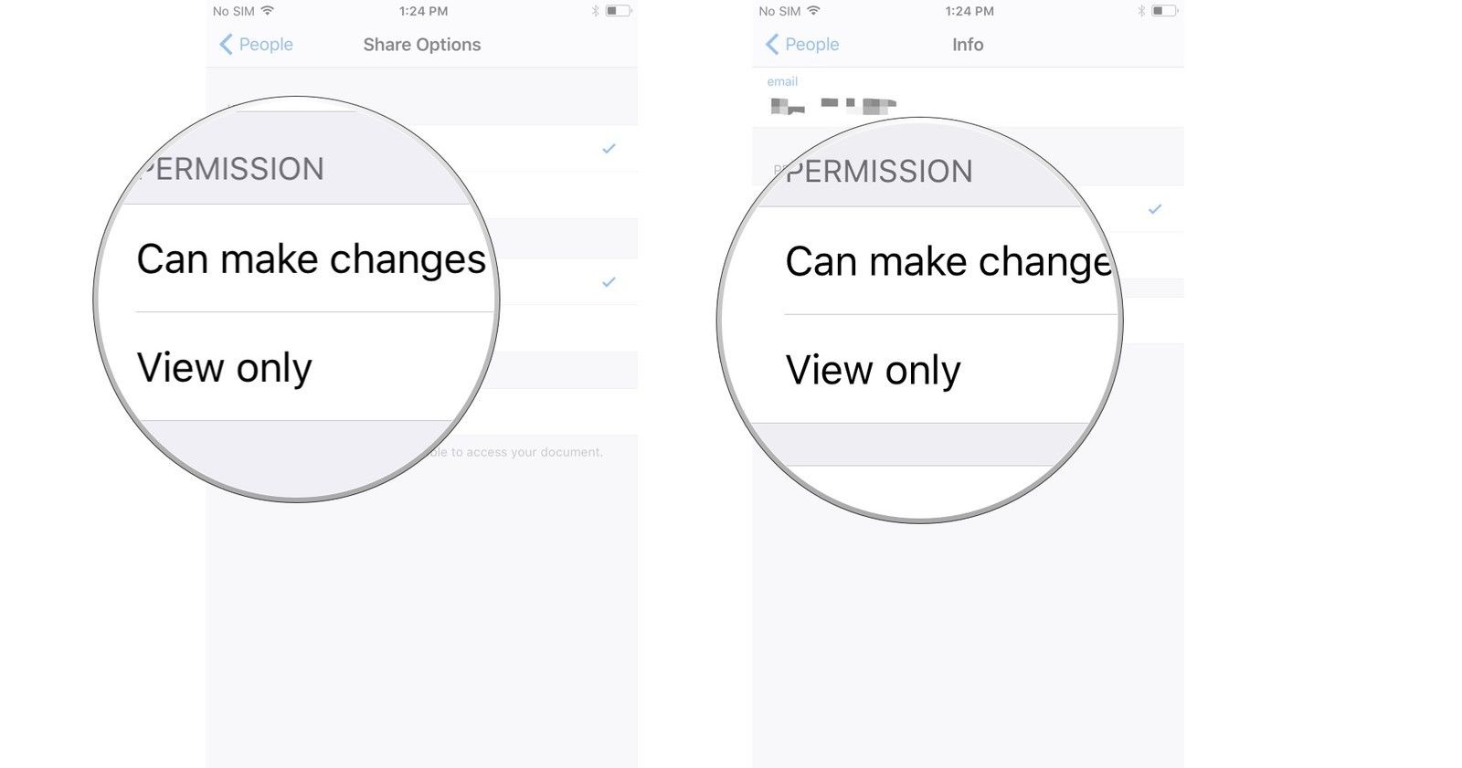 Выберите разрешения