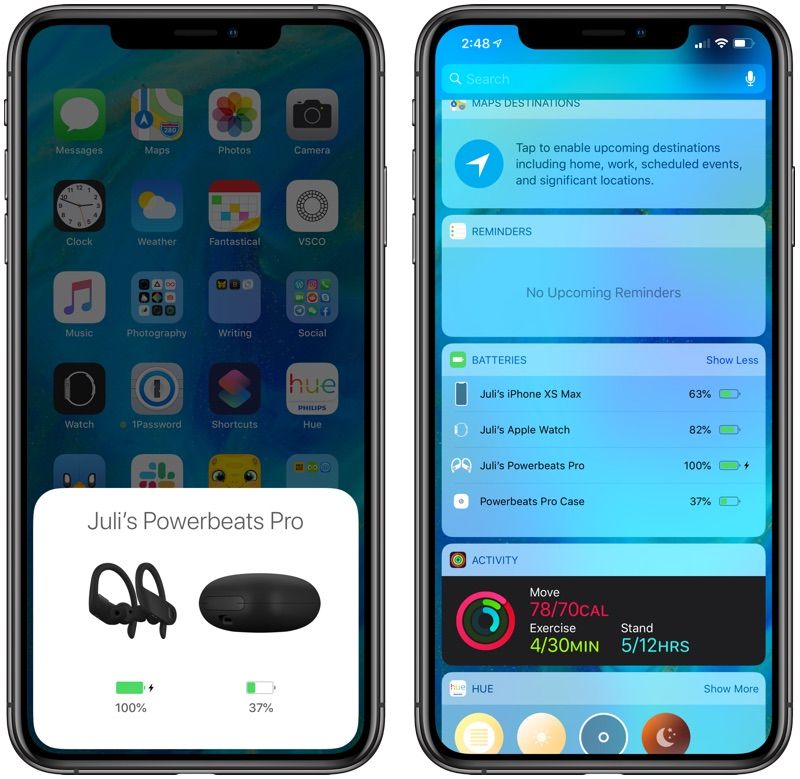 Powerbeats Pro на iPhone и Apple Watch