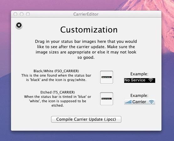 Как сменить имя и логотип оператора iPhone без джейлбрейка