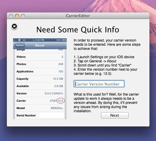Как сменить имя и логотип оператора iPhone без джейлбрейка