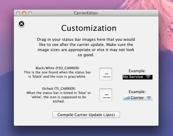 Как сменить имя и логотип оператора iPhone без джейлбрейка