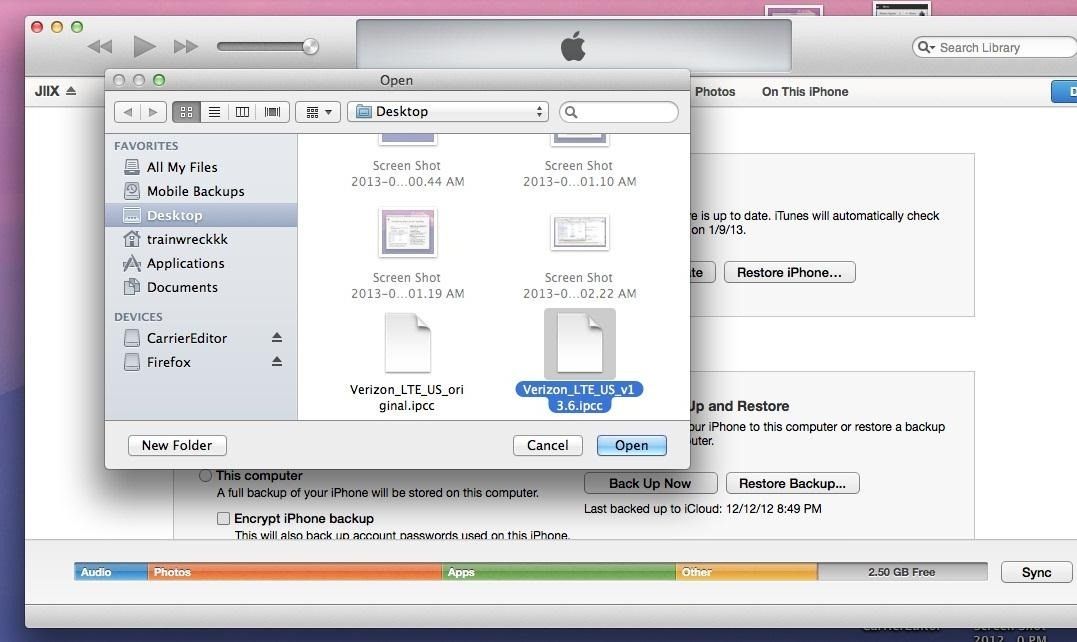 Как сменить имя и логотип оператора iPhone без джейлбрейка