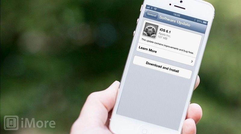 Как выполнить OTA (беспроводное) обновление до iOS 6.1 на вашем iPhone, iPad и iPod touch