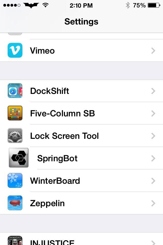 Винт полупрозрачности: сделай свой айфон's Dock Background in iOS 7 Transparent Instead