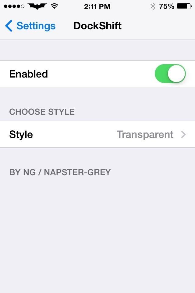 Винт полупрозрачности: сделай свой айфон's Dock Background in iOS 7 Transparent Instead