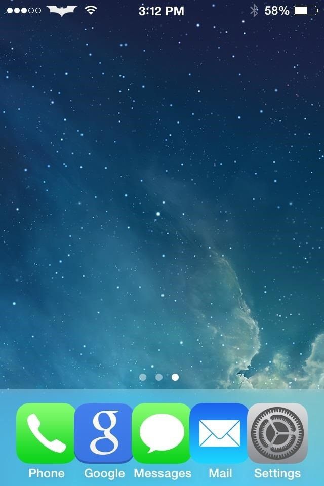 Винт полупрозрачности: сделай свой айфон's Dock Background in iOS 7 Transparent Instead