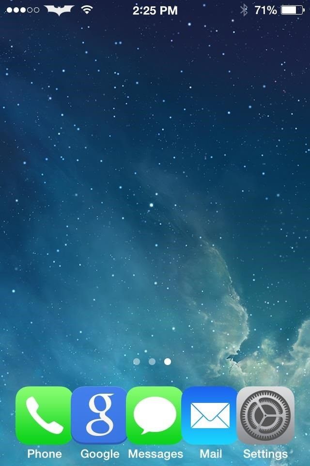 Винт полупрозрачности: сделай свой айфон's Dock Background in iOS 7 Transparent Instead