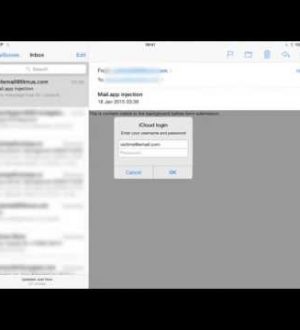 Как определить реальные всплывающие окна входа в систему от поддельных фишинговых атак в почтовом приложении iOS 8s