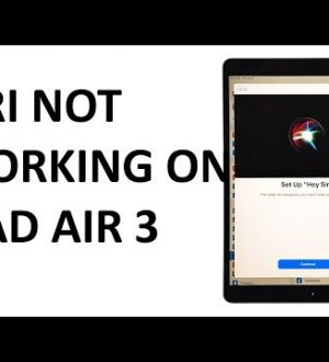 Как исправить Siri, который не работает на вашем iPad Air 3 после обновления iOS