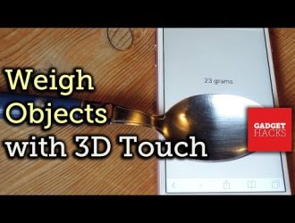 Как взвешивать объекты на вашем iPhone с помощью 3D Touch