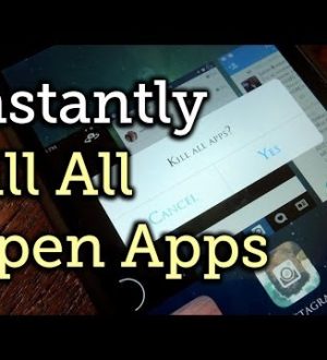 Как закрыть ВСЕ запущенные фоновые приложения одновременно в iOS 7