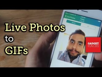 Как поделиться живыми фотографиями с кем-либо, преобразовав их в GIF-файлы