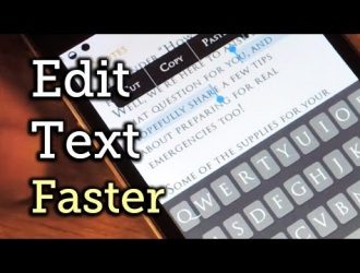 Лучший способ выбрать и отредактировать текст на вашем iPhone