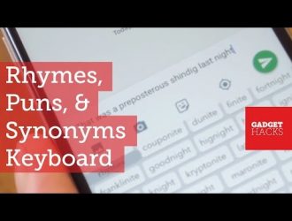 Получайте рифмы, каламбуры и синонимы прямо с клавиатуры вашего iPhone или iPad