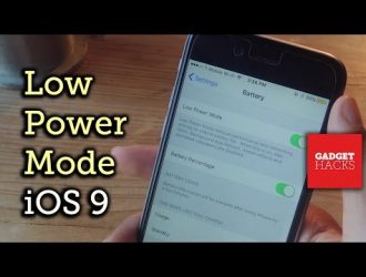 Продлите время автономной работы iPhone на 3 часа, используя режим энергосбережения в iOS 9