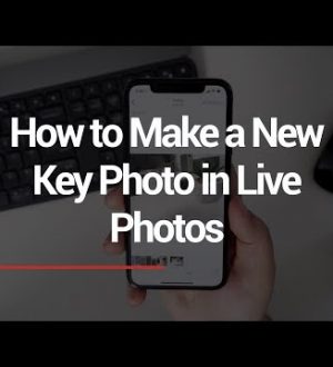 Как сделать новую ключевую фотографию в живых фотографиях