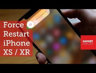 Как принудительно перезагрузить ваш iPhone XS, XS Max или XR, когда он работает