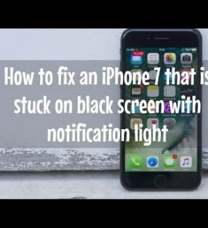 Как исправить iPhone 7, который застрял на черном экране со светом уведомлений (простые шаги)