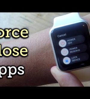 Как принудительно закрыть запущенные приложения на Apple Watch