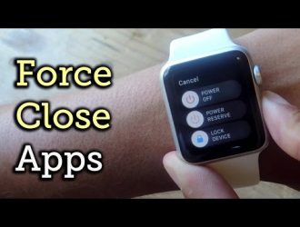 Как принудительно закрыть запущенные приложения на Apple Watch