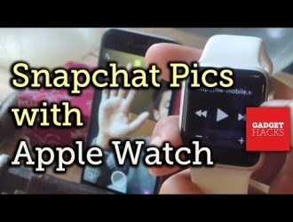 Как делать фотографии из Snapchat с помощью Apple Watch